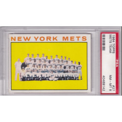 1964 Topps #27 New York Mets Team  PSA 8