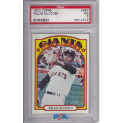 1972 Topps #280 Willie McCovey San Francisco Giants PSA 7