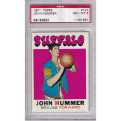 1971 Topps #125 John Hummer Buffalo Braves Los Angeles Clippers PSA 8 1971 Topps #125 John Hummer Buffalo Braves Los Angeles Clippers PSA 8