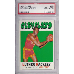 1971 Topps #88 Luther Rackley Cleveland Cavliers PSA 8 1971 Topps #88 Luther Rackley Cleveland Cavliers PSA 8