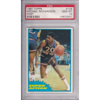 1981 Topps #109 East Michael Richardson Los Angeles Clippers PSA 10 1981 Topps #109 East Michael Richardson Los Angeles Clippers PSA 10