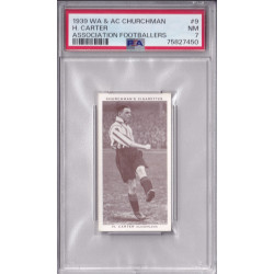 1939 Churchman's Association Footballers 2nd Series #9 Horatio Carter PSA 7