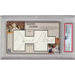 Dave Cone New York Yankees signed autograph card PSA DNA