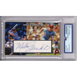 Mike Schmidt Philadelphia Phillies signed autograph card PSA DNA