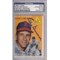 1954 Topps #151 Alex Grammas St. Louis Cardinals Signed Autograph PSA DNA