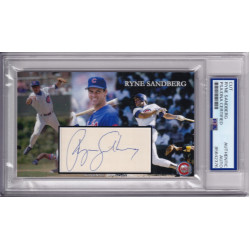 Ryan Sandberg Chicago Cubs  signed autograph card PSA DNA