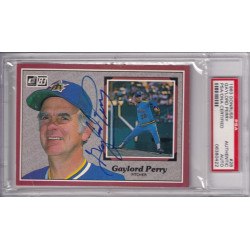 1983 Donruss Action All-Star #28 Gaylord Perry Seattle Mariners Signed Autograph PSA DNA