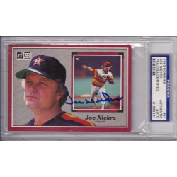 1983 Donruss Action All-Star #51 Joe Niekro Houston Astros Signed Autograph PSA DNA