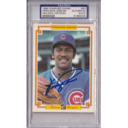 1984 Donruss Champion #33 Ferguson Jenkins Chicago Cubs Signed Autograph PSA DNA