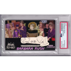 Barbara Rush Nora Clavicle 1966 Batman All My Children Signed Autograph card PSA DNA