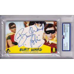 Burt Ward 1966 Batman Robin Signed Autograph card PSA DNA