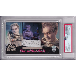 Eli Wallach Mr. Freeze 1966 Batman Good Bad Ugly Signed Autograph card PSA DNA