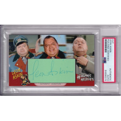Leon Askin Hogan Heroes Signed Autograph card PSA DNA
