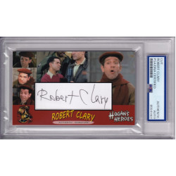 Robert Clary LeBeau Hogan Heroes Signed Autograph card PSA DNA