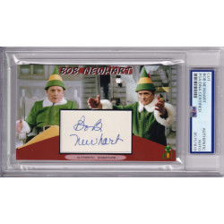 Bob Newhart Elf Show Signed Autograph card PSA DNA