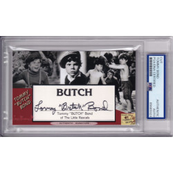 Butch Tommy Bond The Little Rascals Our Gang Signed Autograph card PSA DNA