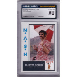 Elliott Gould MASH Ocean's Eleven Trapper John Signed Autograph card CGC JSA