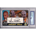 Vincent Price Egghead Batman Edward Scissorhands Signed Autograph card PSA DNA Vincent Price Egghead Batman Edward Scissorhands Signed Autograph card PSA DNA