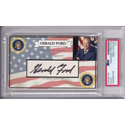 Gerald Ford Signed Autograph card 38th President PSA DNA
