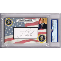 Jimmy Carter Signed Autograph card 39th President PSA DNA