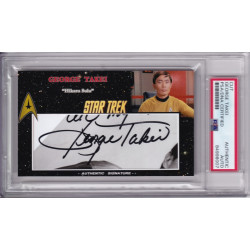 George Takei Sulu Star Trek Heroes Signed Autograph card PSA DNA