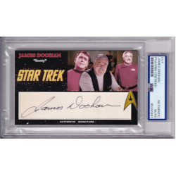 James Doohan Scotty Star Trek Signed Autograph card PSA DNA