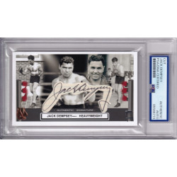 Jack Dempsey Heavyweight Champion Signed PSA DNA autograph