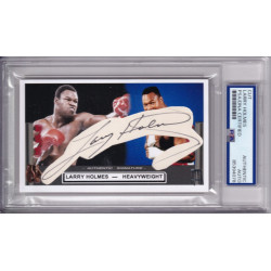 Larry Holmes Heavyweight Champion Signed Autograph PSA DNA
