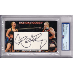 Ronda Rousey UFC Signed Champion Signed Autograph PSA DNA