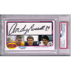 Andy Russell Pittsburgh Steelers PSA DNA Signed Autograph