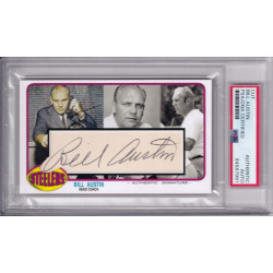 Bill Austin Pittsburgh Steelers Coach PSA DNA Signed Autograph