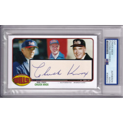 Chuck Knox Buffalo Bills Los Angeles Rams Autograph Signed PSA DNA