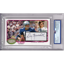 Don Meredith Dallas Cowboys Autograph Signed PSA DNA HOF