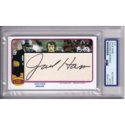 Jack Ham Pittsburgh Steelers Hall of Fame PSA DNA Signed Autograph HOF Jack Ham Pittsburgh Steelers Hall of Fame PSA DNA Signed Autograph HOF