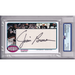 Jim Brown Cleveland Browns Syracuse Dirty Dozen Autograph Signed PSA DNA HOF