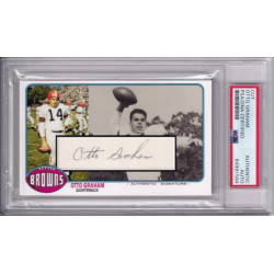 Otto Graham Cleveland Browns Washington Redskins Northwestern Autograph Signed PSA DNA HOF