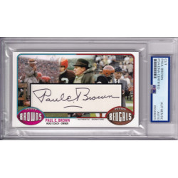 Paul Brown Cincinnati Bengals Cleveland Browns Autograph Signed PSA DNA HOF