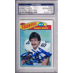 1977 Topps #342 Randy White Dallas Cowboys PSA DNA signed autograph HOF