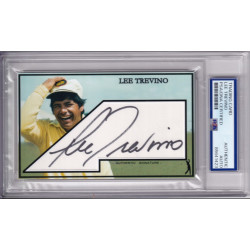 Lee Trevino Masters Happy Gilmore Hall of Fame Golf Signed Autograph card PSA DNA