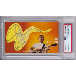 Ed Sheeran Shape of You Thinking Out Loud Perfect signed autograph PSA DNA