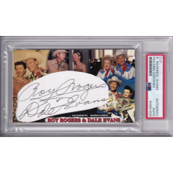 Roy Rogers Dale Evans Show Trigger music signed auto PSA DNA