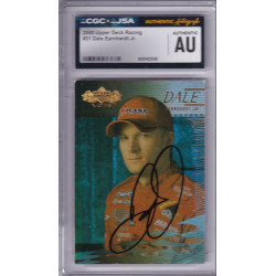 2000 Upper Deck Racing Dale Earnhardt Jr. NASCAR Signed Autograph card CGC JSA