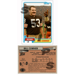 1981 STCC #541 Bill Cowher Topps Cleveland Browns Custom