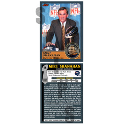 2022 STCC Super Bowl Coaches #18 Mike Shanahan Denver Broncos