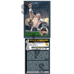 2022 STCC Super Bowl Coaches #1 Vince Lombardi Green Bay Packers