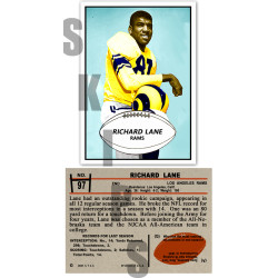 1953 STCC #97 Richard Lane Bowman Los Angeles Rams