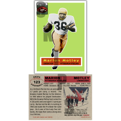 1956 STCC #123 Marion Motley Topps Pittsburgh Steelers