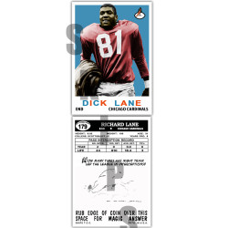 1959 STCC #179 Richard Lane Topps Chicago Arizona Cardinals Custom Card HOF