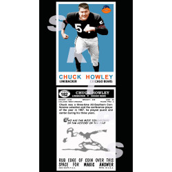 1959 STCC #182 Chuck Howley Chicago Bears Cowboys Custom Card HOF