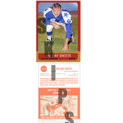 1963 STCC #172 Jim Ray Smith Topps Dallas Cowboys Custom Card